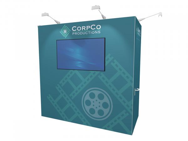 RE-1707 Rental Tower Exhibit with Optional Lights