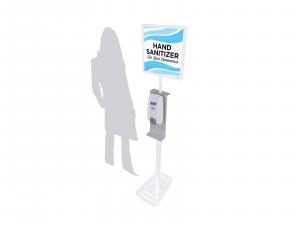 RECC-907 Hand Sanitizer Stand w/ Graphic